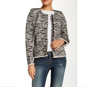 IRO Paris Lizzie Textured Zip Up Jacket 38